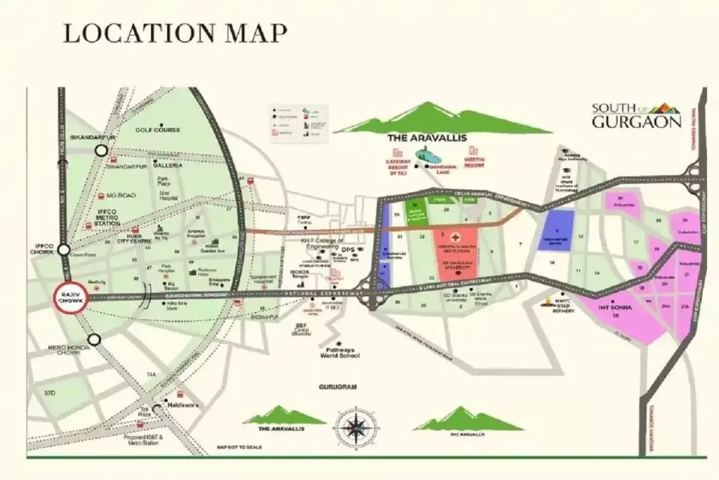 4S Aster Avenue Location Map